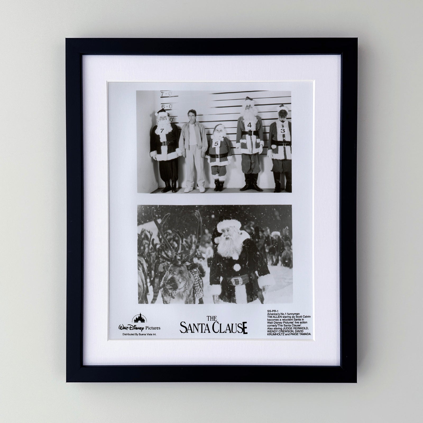 The Santa Clause 1994 Film Movie Press Publicity Still Framed