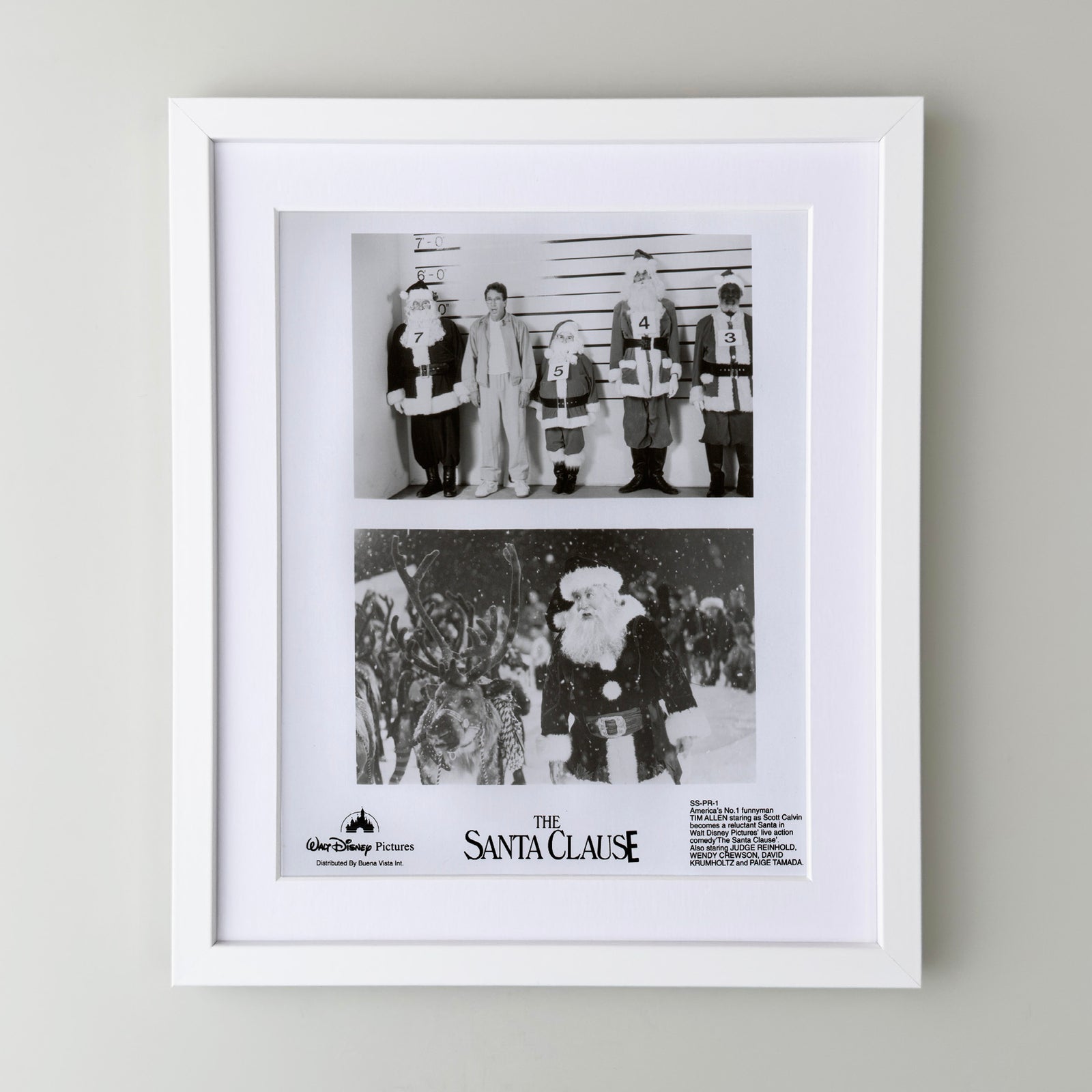 The Santa Clause 1994 Film Movie Press Publicity Still Framed