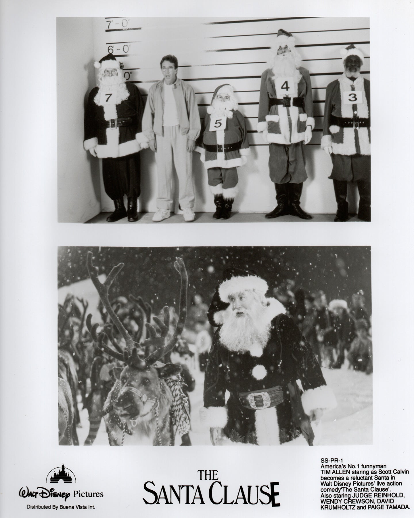 The Santa Clause 1994 Film Movie Press Publicity Still Framed