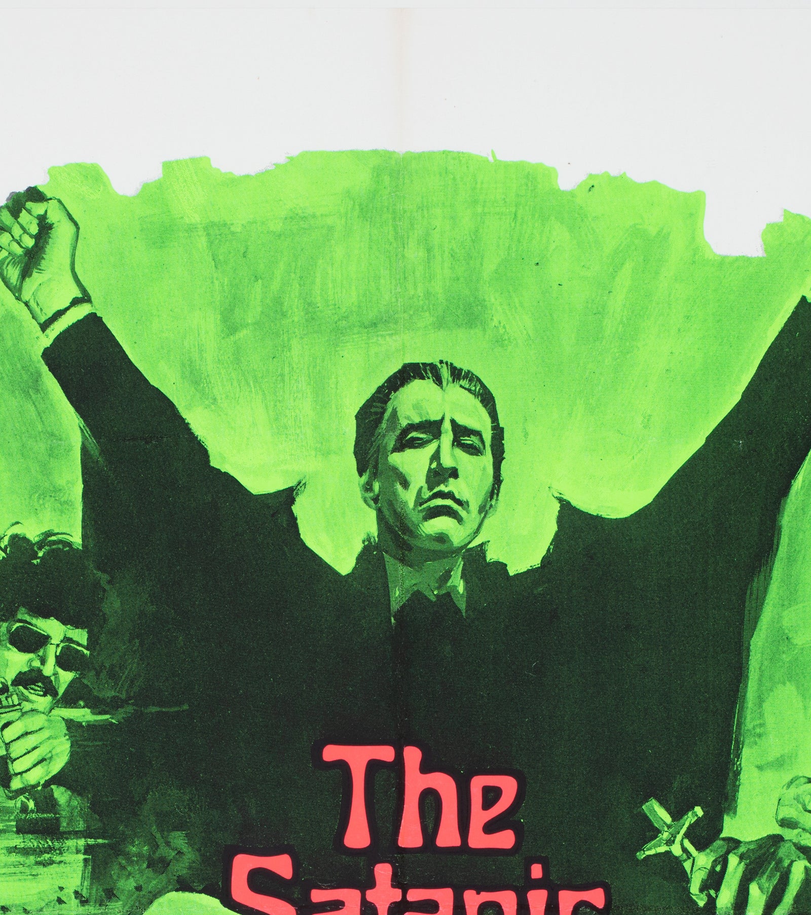 The Satanic Rites of Dracula 1973 UK Quad Film Movie Poster hammer Horror