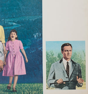 The Sound of Music 1965 Japanese B1 'Roadshow' Film Movie Poster - detail