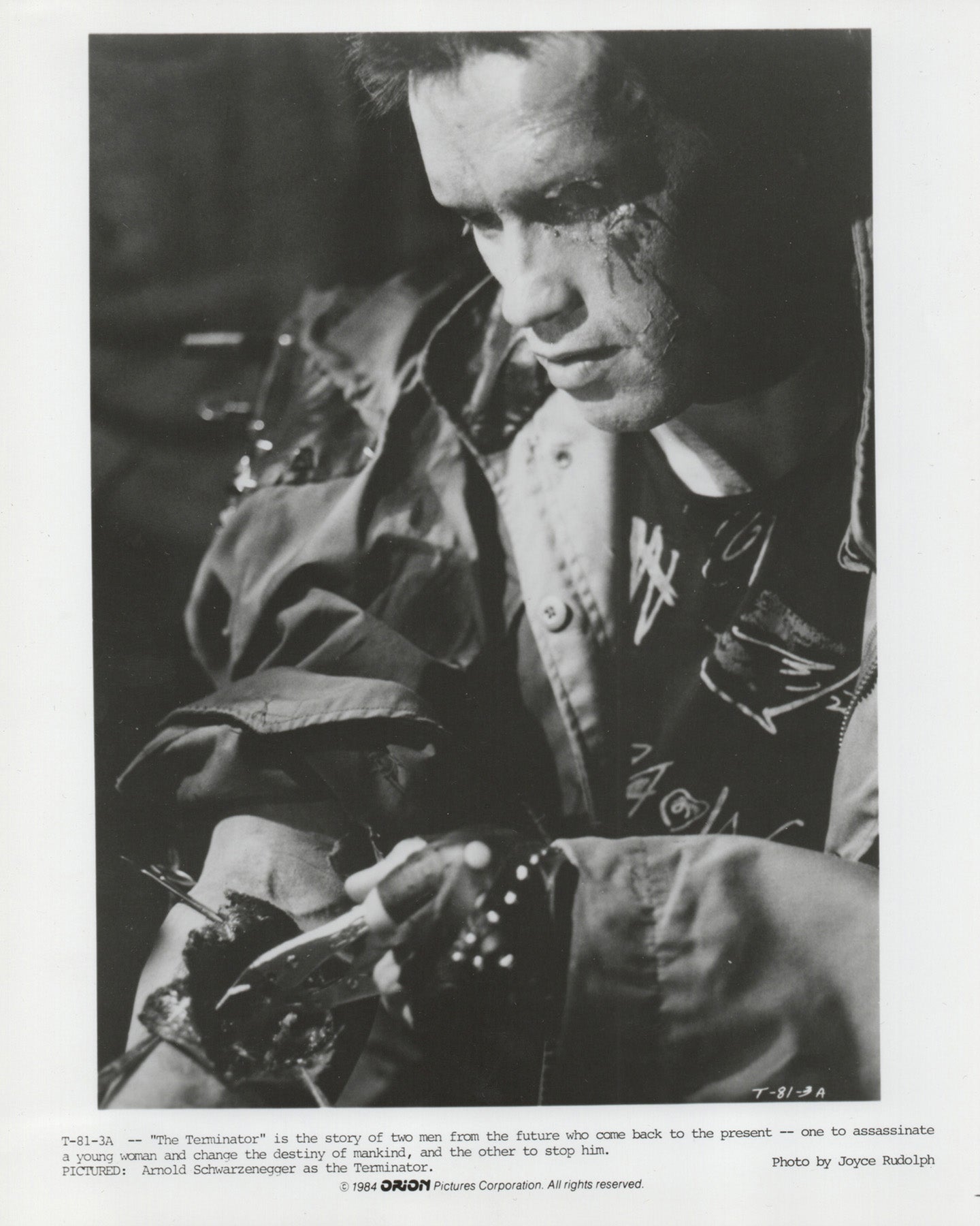 The Terminator 1984 Film Movie Press Publicity Still Framed