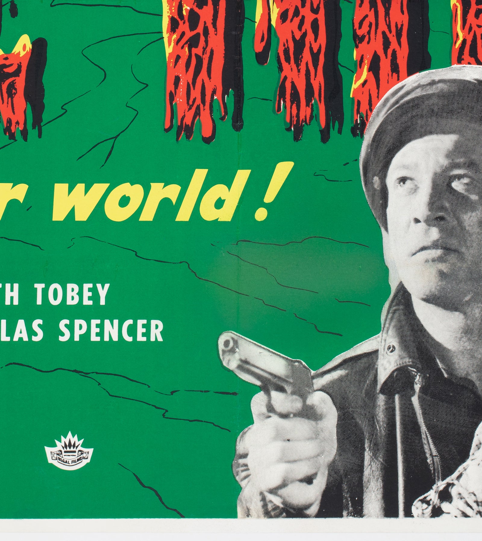 The Thing From Another World R1960s UK Quad Film Movie Poster - detail