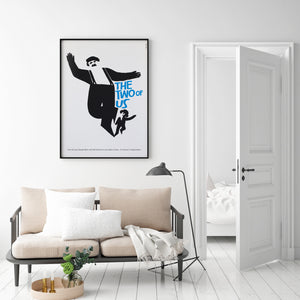 The Two of Us c1967 Limited Edition US Silkscreen Film Movie Poster, Saul Bass