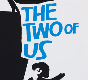 The Two of Us c1967 Limited Edition US Silkscreen Film Movie Poster, Saul Bass - detail
