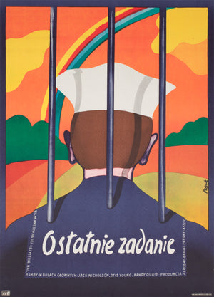 The Last Detail 1976 Polish A1 Film Movie Poster,  Jerzy Flisak