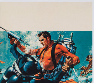 Thunderball 1965 French Moyenne Film Movie Poster, Robert McGinnis and Frank McCarthy - detail