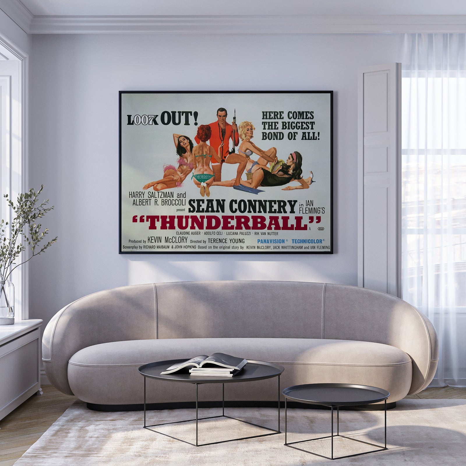 Thunderball 1965 UK Quad Film Poster Robert McGinnis