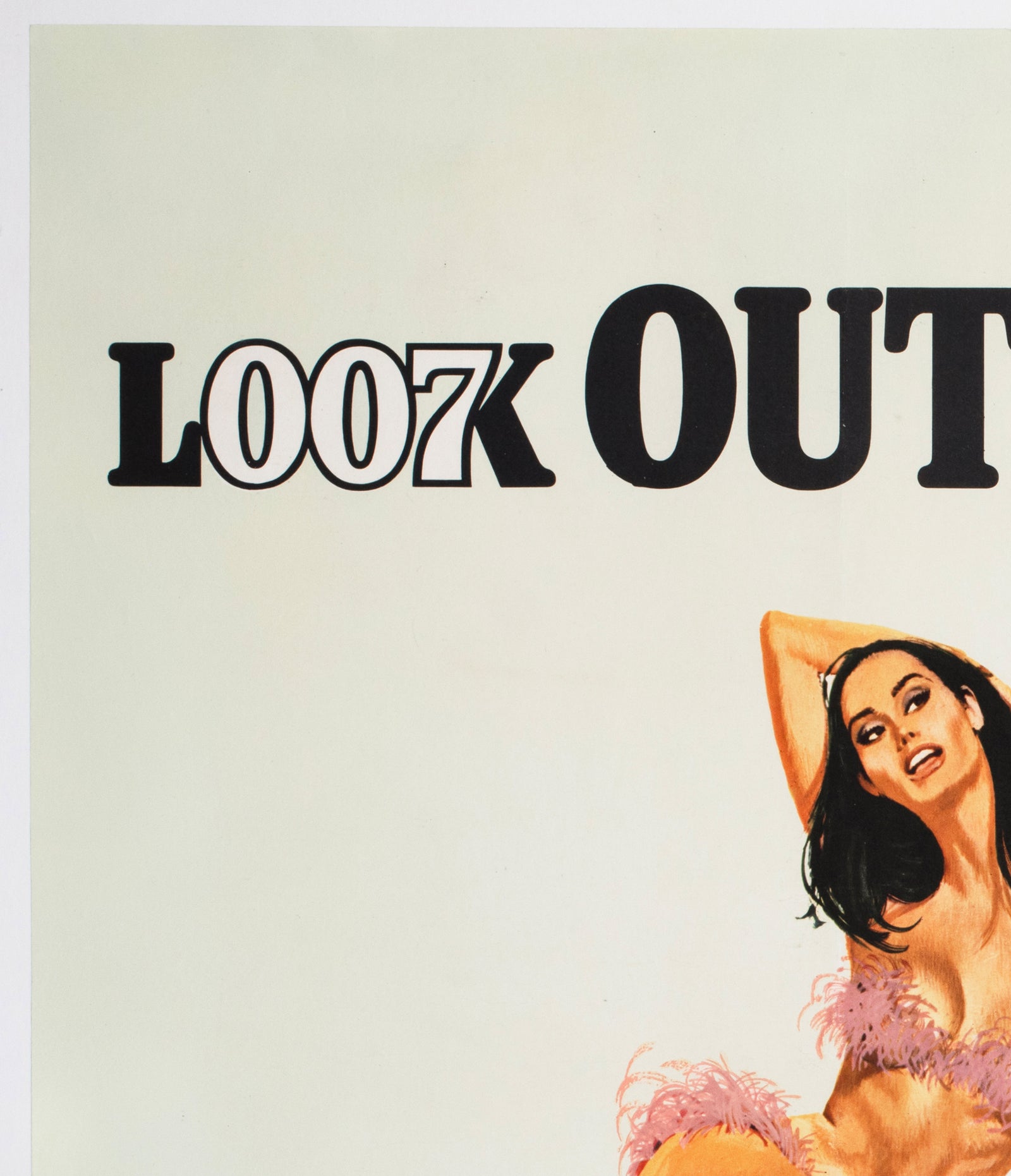 Thunderball 1965 UK Quad Film Poster Robert McGinnis - detail