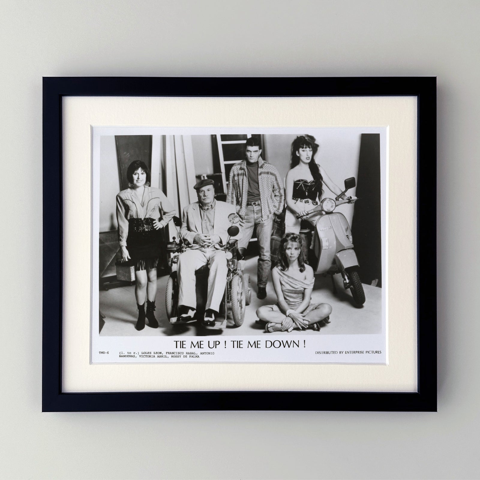 Tie Me Up! Tie Me Down! 1989 Press Publicity Film Movie Still - Framed