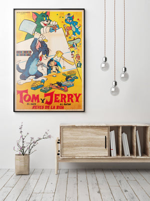 Tom & Jerry 1950s Argentinian Film Movie Poster