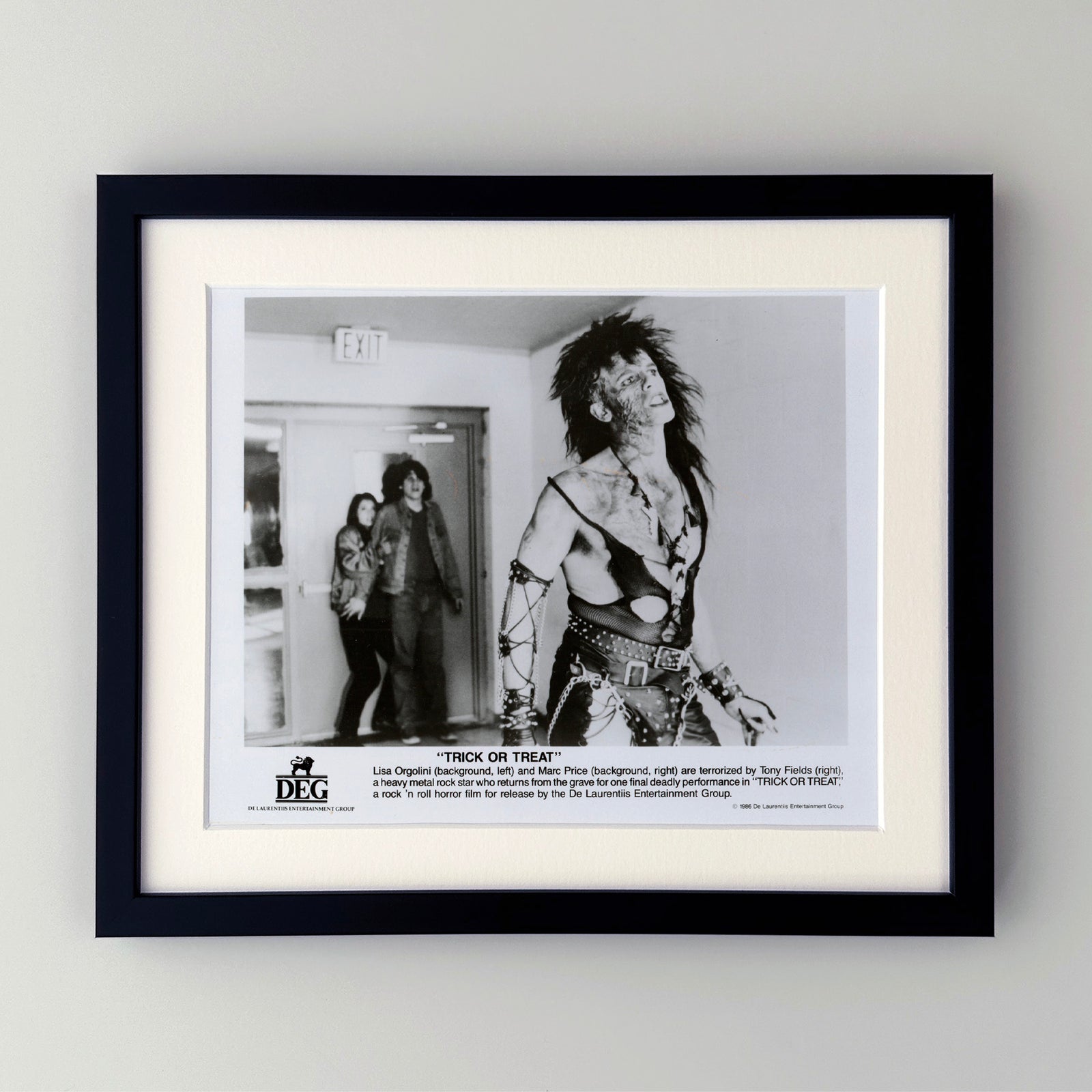 Trick or Treat 1986 Film Movie Press Publicity Still Framed