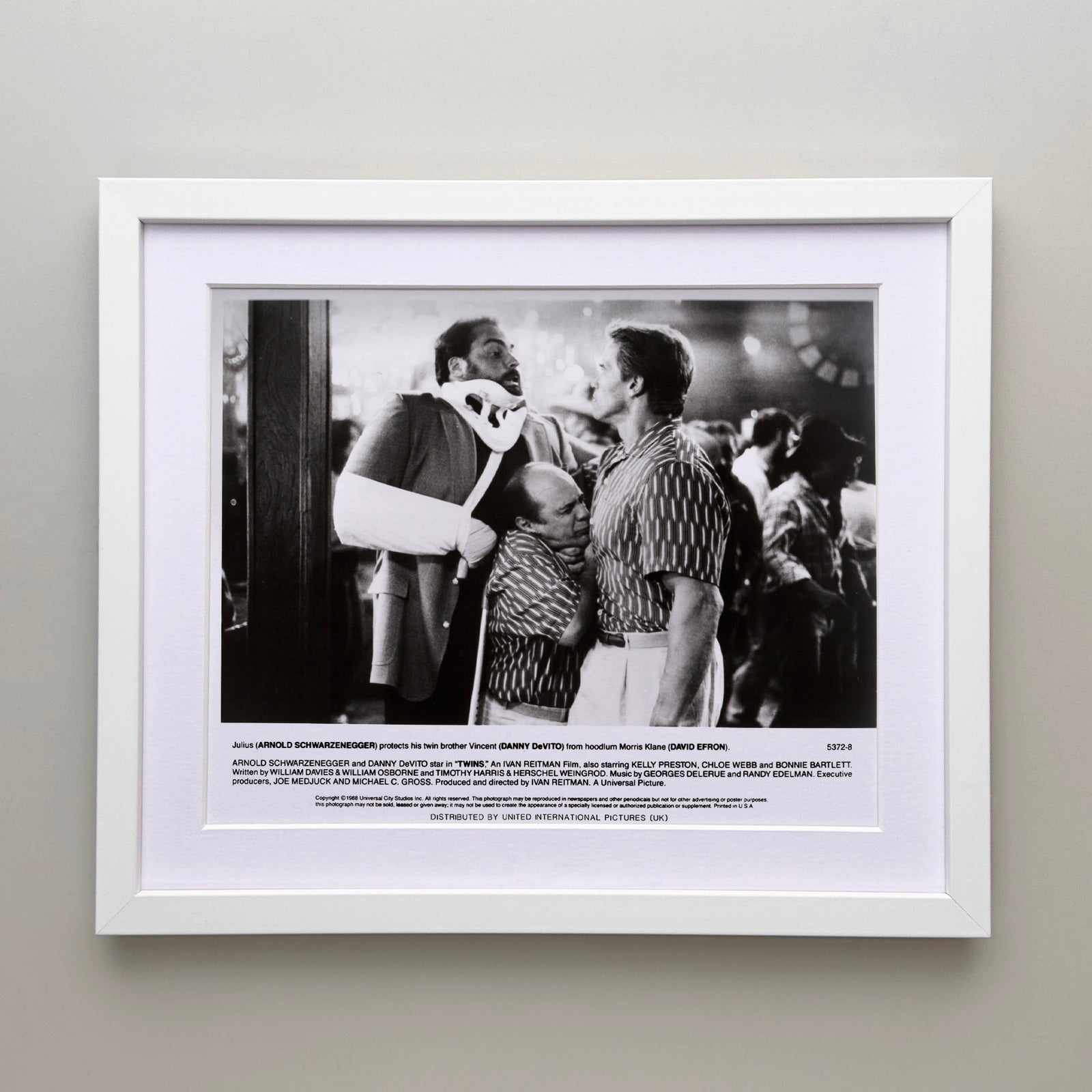 Twins 1988 Film Movie Press Publicity Still Framed