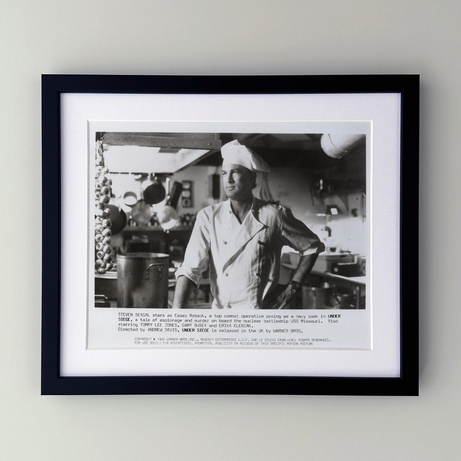 Under Siege 1992 Film Movie Press Publicity Still Framed