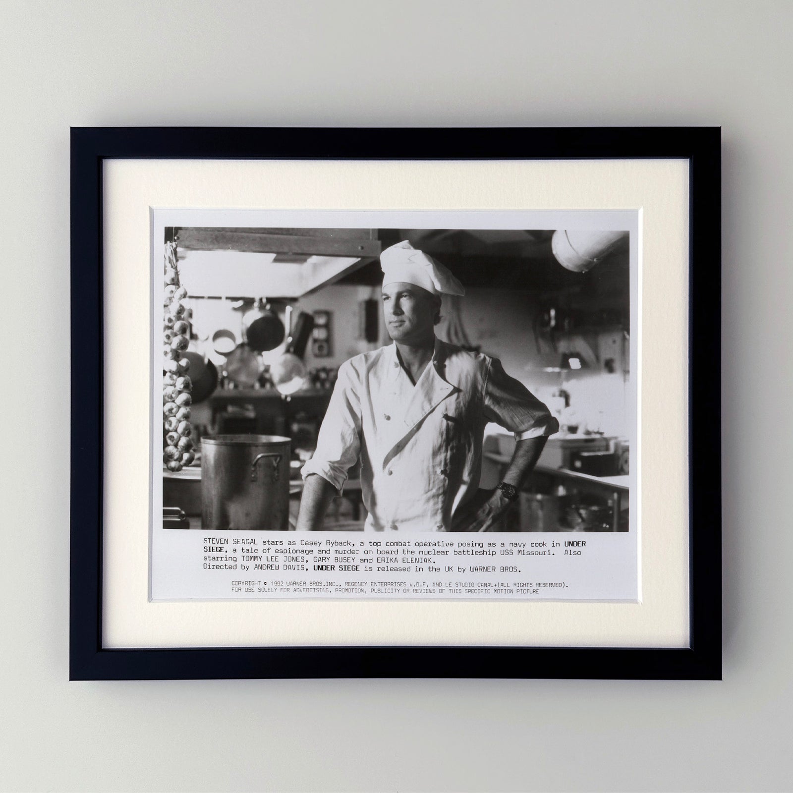 Under Siege 1992 Film Movie Press Publicity Still Framed