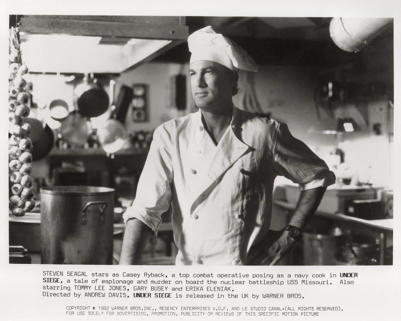Under Siege 1992 Film Movie Press Publicity Still Framed