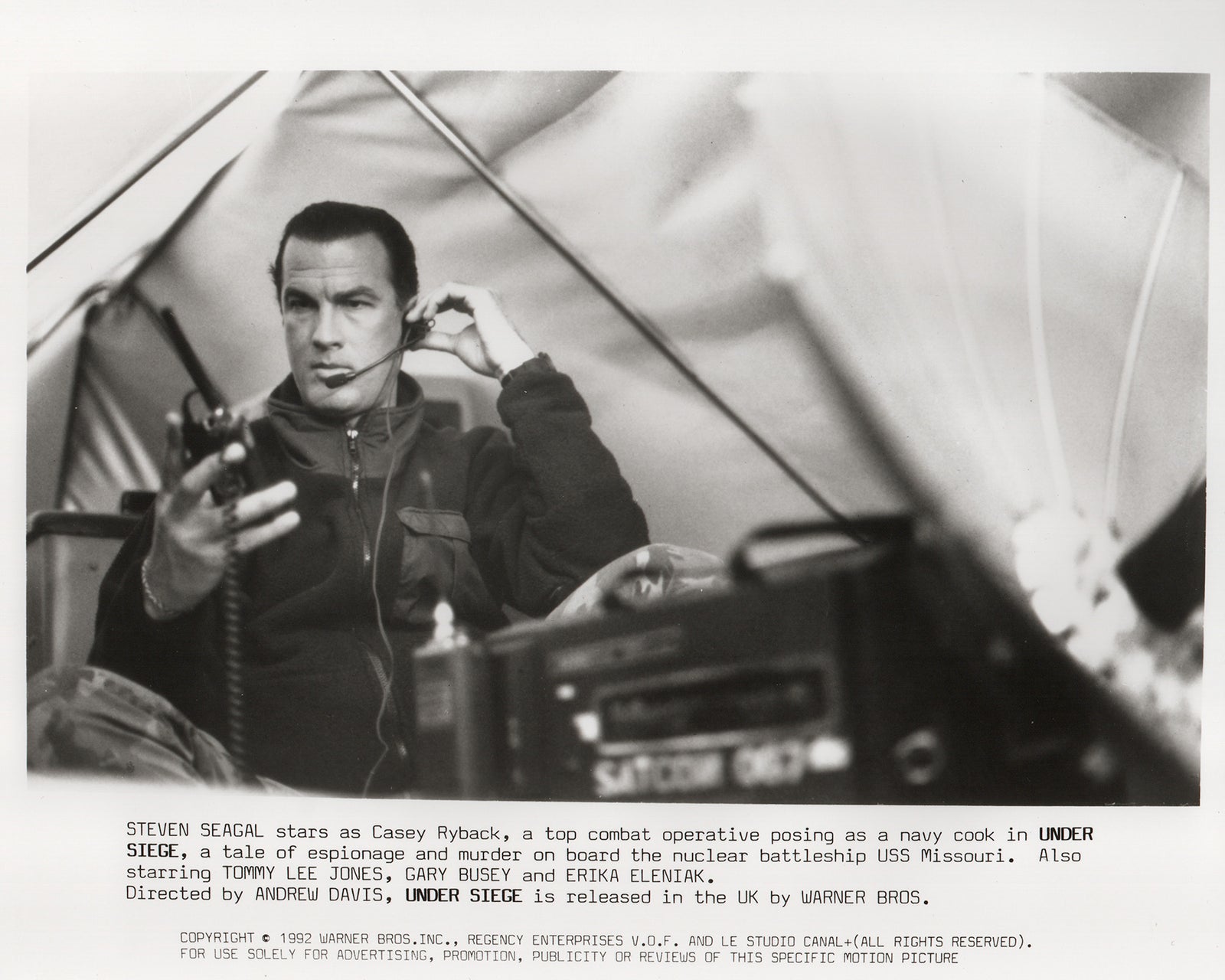 Under Siege 1992 Film Movie Press Publicity Still Framed