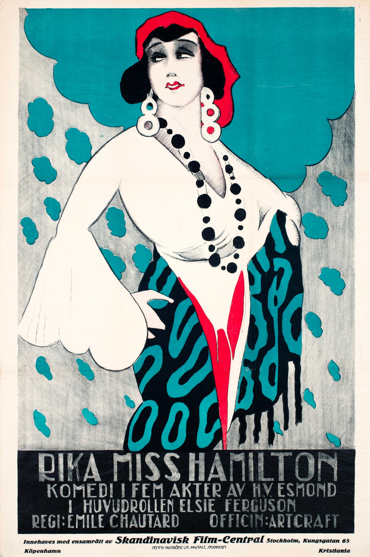 Under the Greenwood Tree 1918 Swedish Film Poster