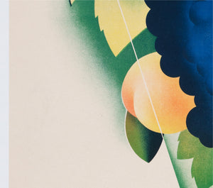 Verdets Ets Lambiotte Fres 1934 French Wine Advertising Poster Lajos Marton - detail