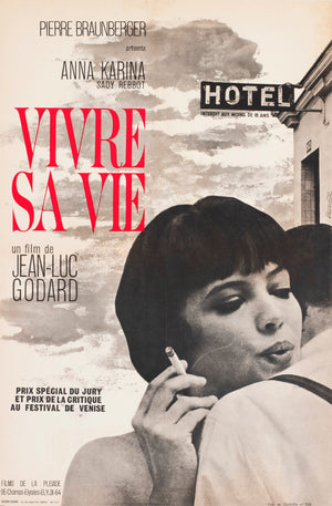 Vivre Sa Vie 1962 French Petite Film Movie Poster, Vaissier