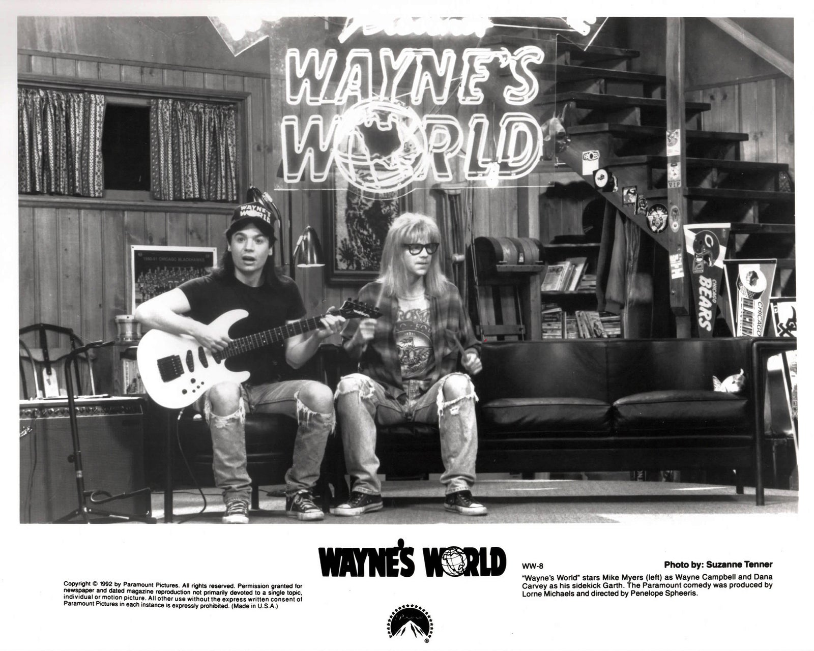 Waynes World 1992 Publicity Film Movie Press Still Framed