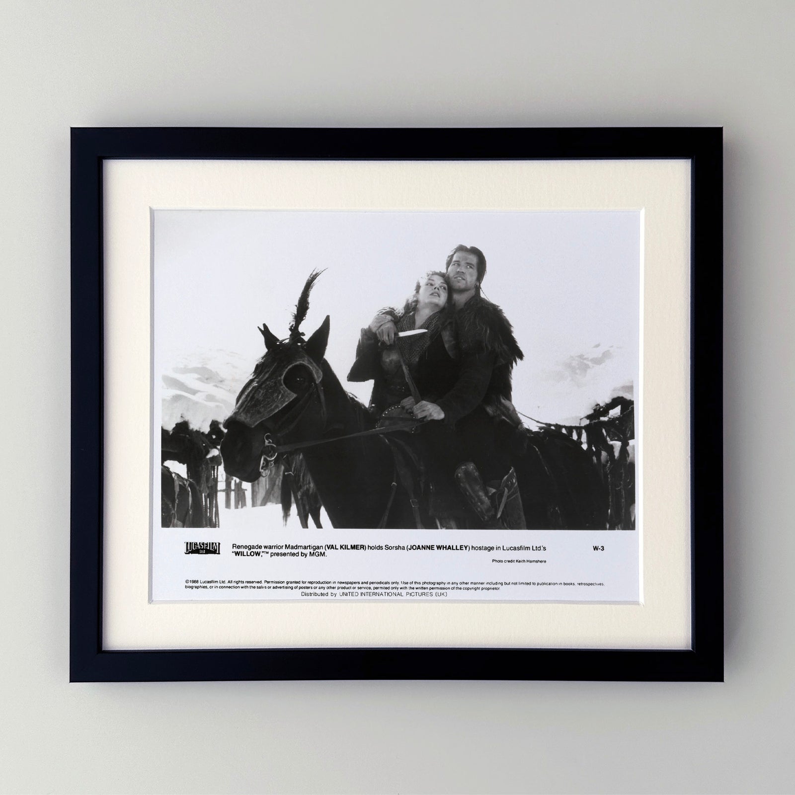 Willow 1988 Publicity Film Movie Press Still Framed