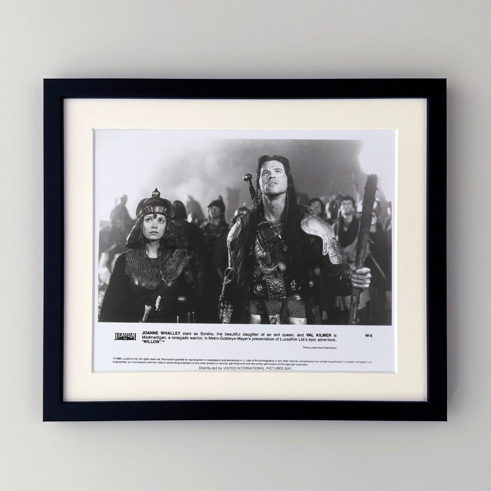 Willow 1988 Publicity Film Movie Press Still Framed