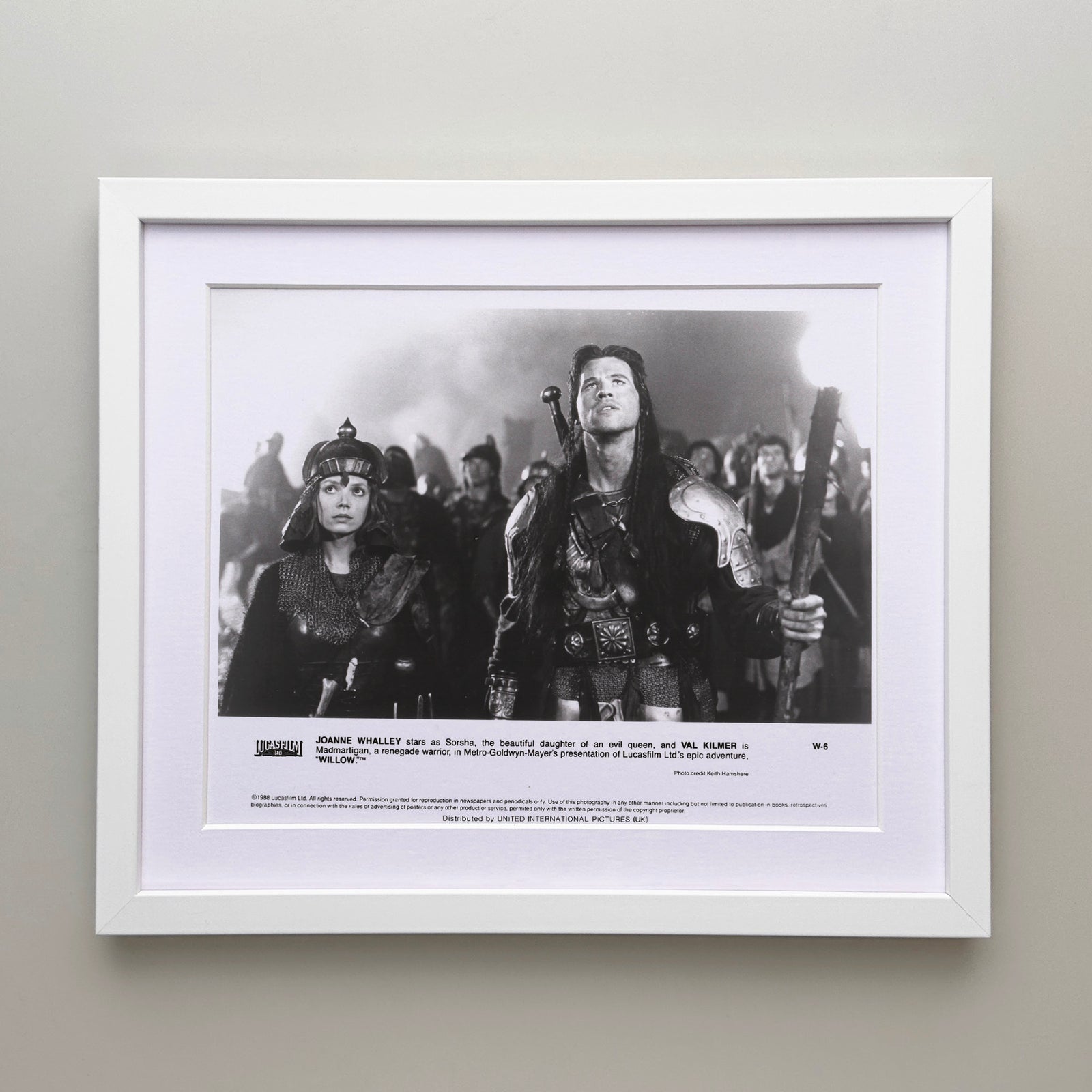 Willow 1988 Publicity Film Movie Press Still Framed