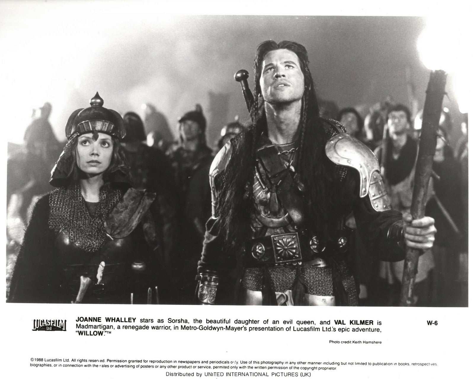 Willow 1988 Publicity Film Movie Press Still Framed