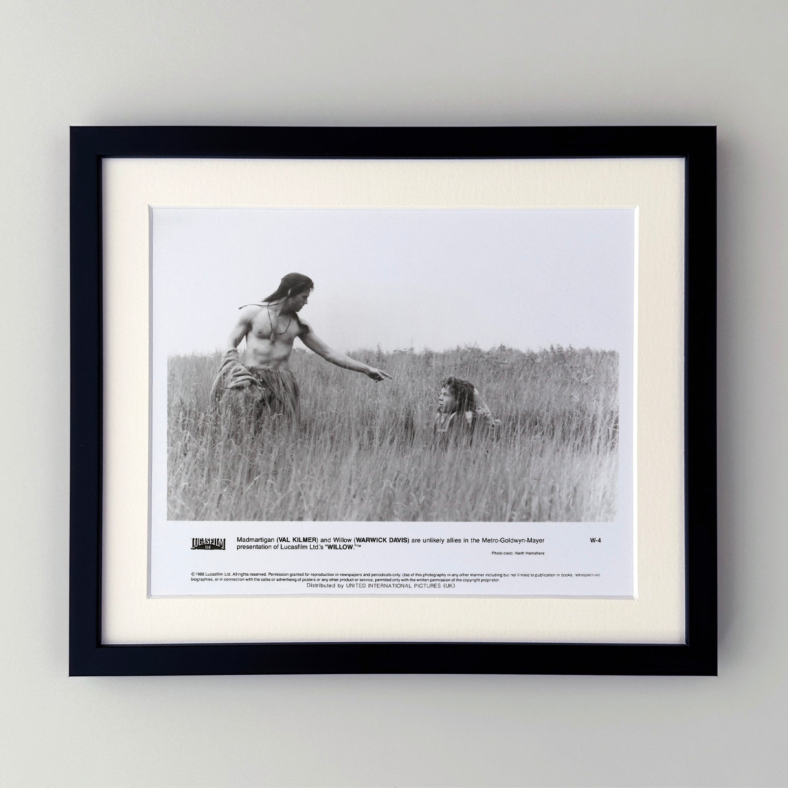 Willow 1988 Publicity Film Movie Press Still Framed