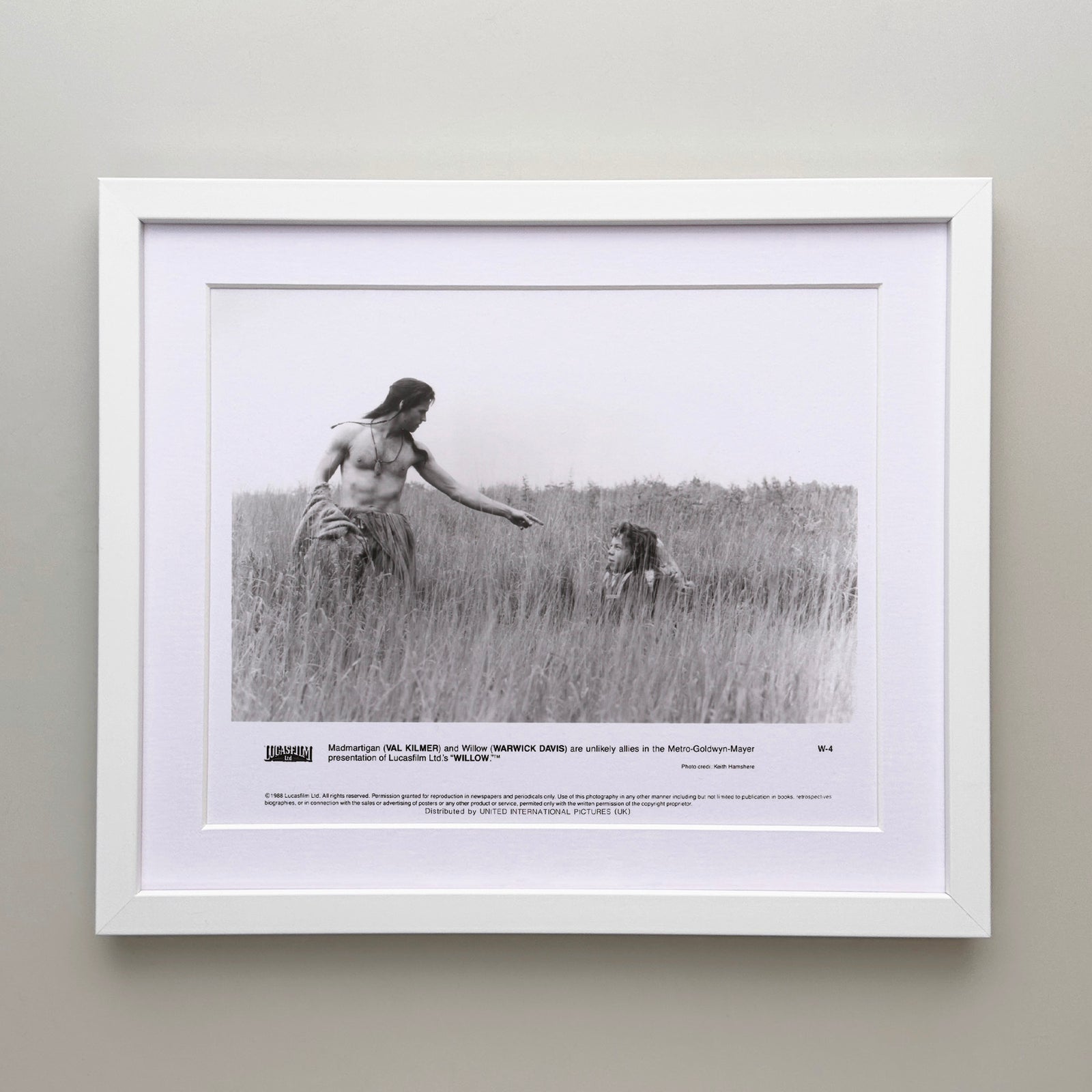 Willow 1988 Publicity Film Movie Press Still Framed