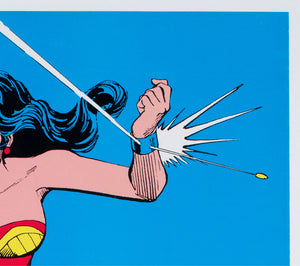 wonder woman 1979 dc comics poster - detail