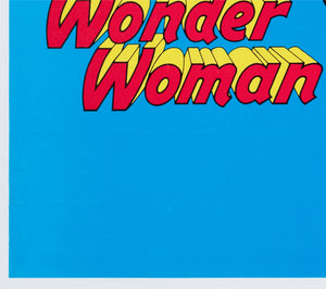 wonder woman 1979 dc comics poster - detail