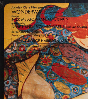 Wonderwall 1969 UK Quad Film Movie Poster - detail