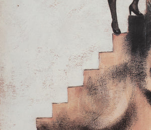 Working Girl 1990 Polish B1 Film Movie Poster, Andrzej Pagowski - detail