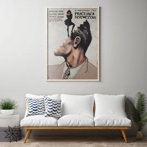 Working Girl 1990 Polish B1 Film Movie Poster, Andrzej Pagowski