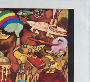 Yellow Submarine Italian 1970s 2 Foglio film movie poster, Beatles - detail