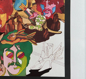 Yellow Submarine Italian 1970s 2 Foglio film movie poster, Beatles - detail