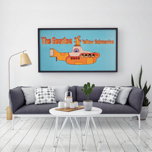 Yellow Submarine 1968 Capitol Records Poster Heinz Edelmann