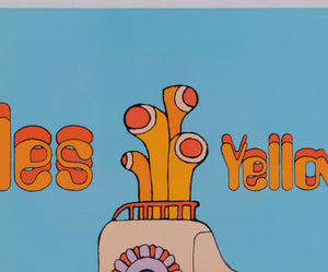 Yellow Submarine 1968 Capitol Records Poster Heinz Edelmann