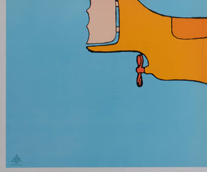 Yellow Submarine 1968 Capitol Records Poster Heinz Edelmann