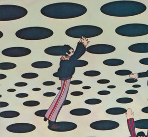 Yellow Submarine 1969 Japanese B2 Film Movie Poster - detail