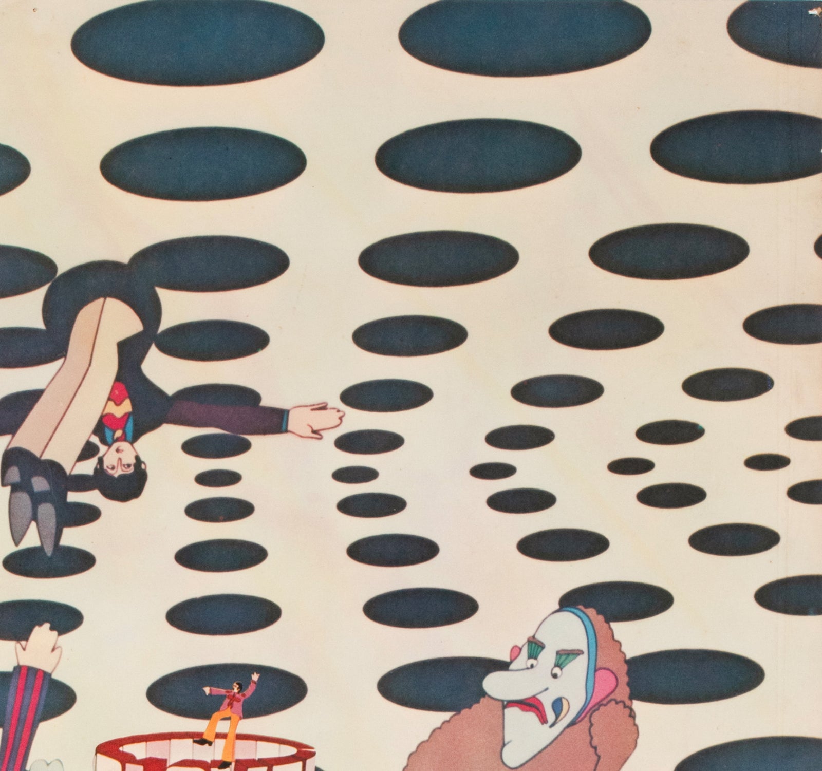 Yellow Submarine 1969 Japanese B2 Film Poster - detail