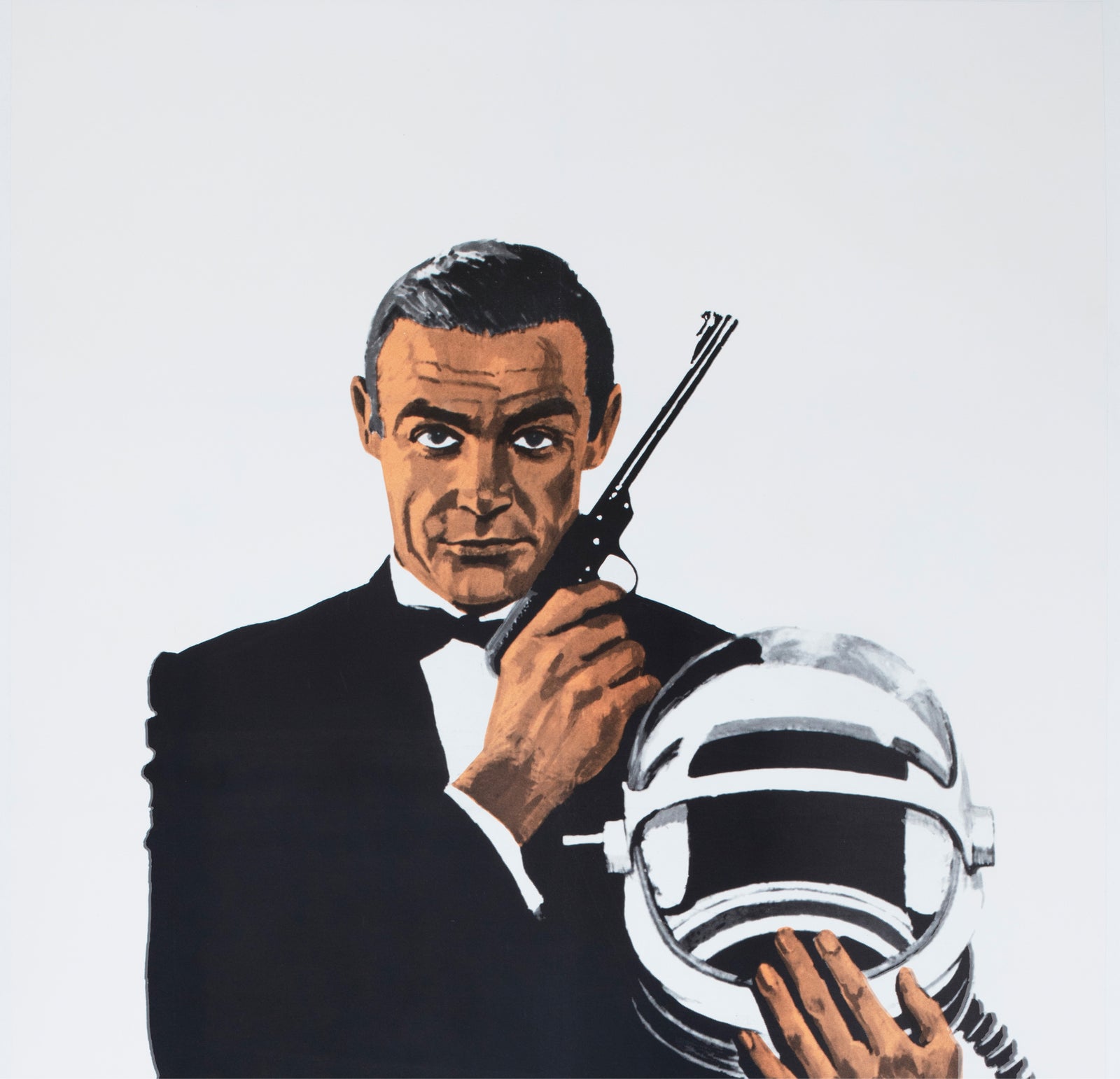 You Only Live Twice 1967 French Door Panel Film Poster - detail