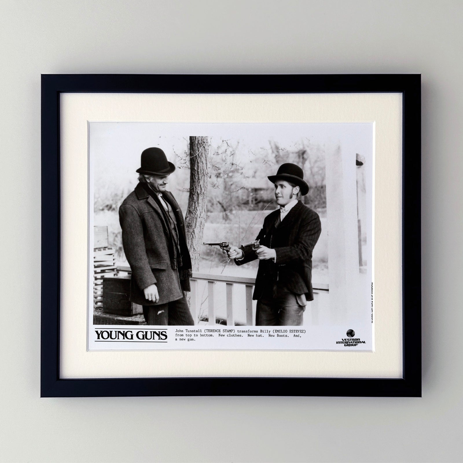 Young Guns 1988 Publicity Film Movie Press Still Framed