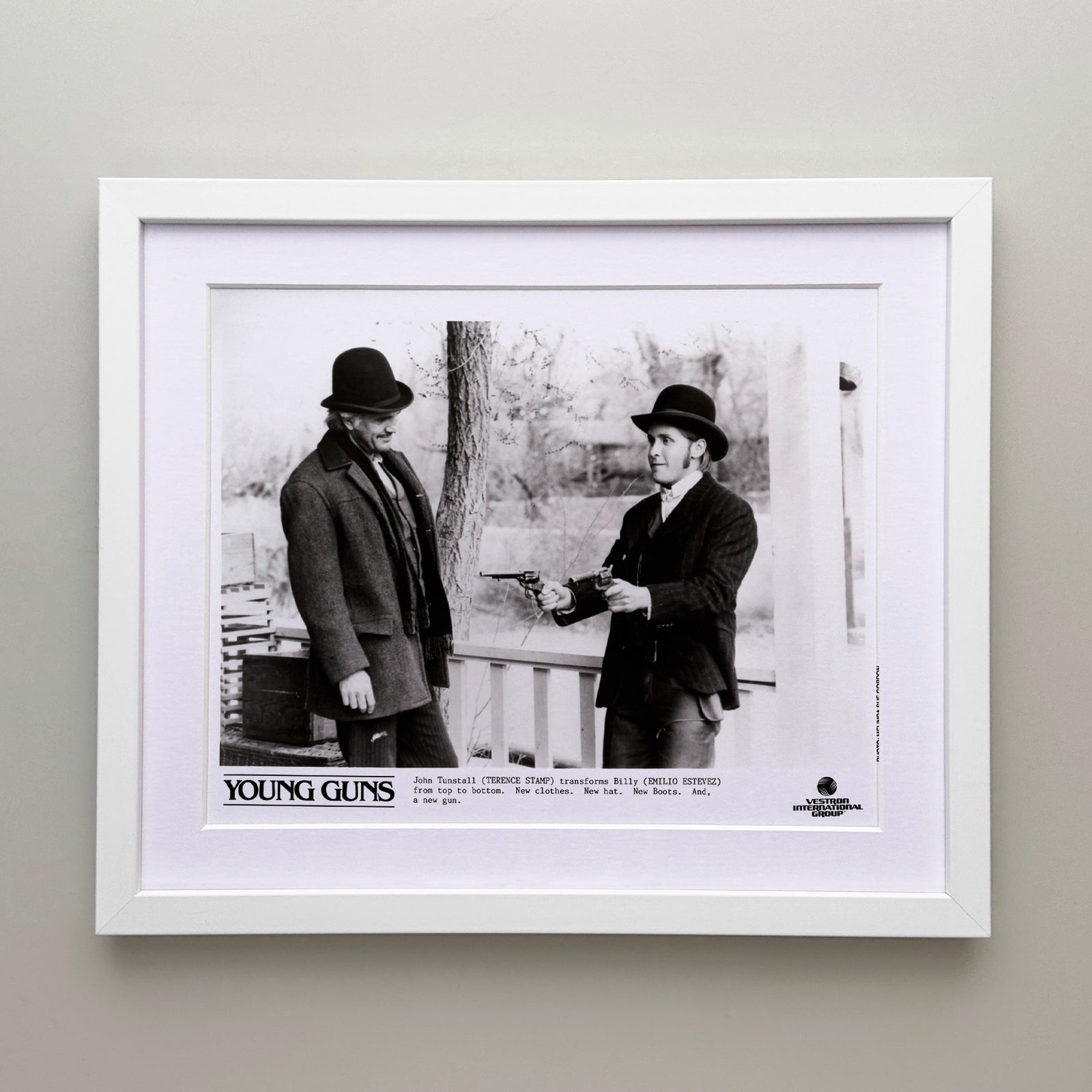 Young Guns 1988 Publicity Film Movie Press Still Framed