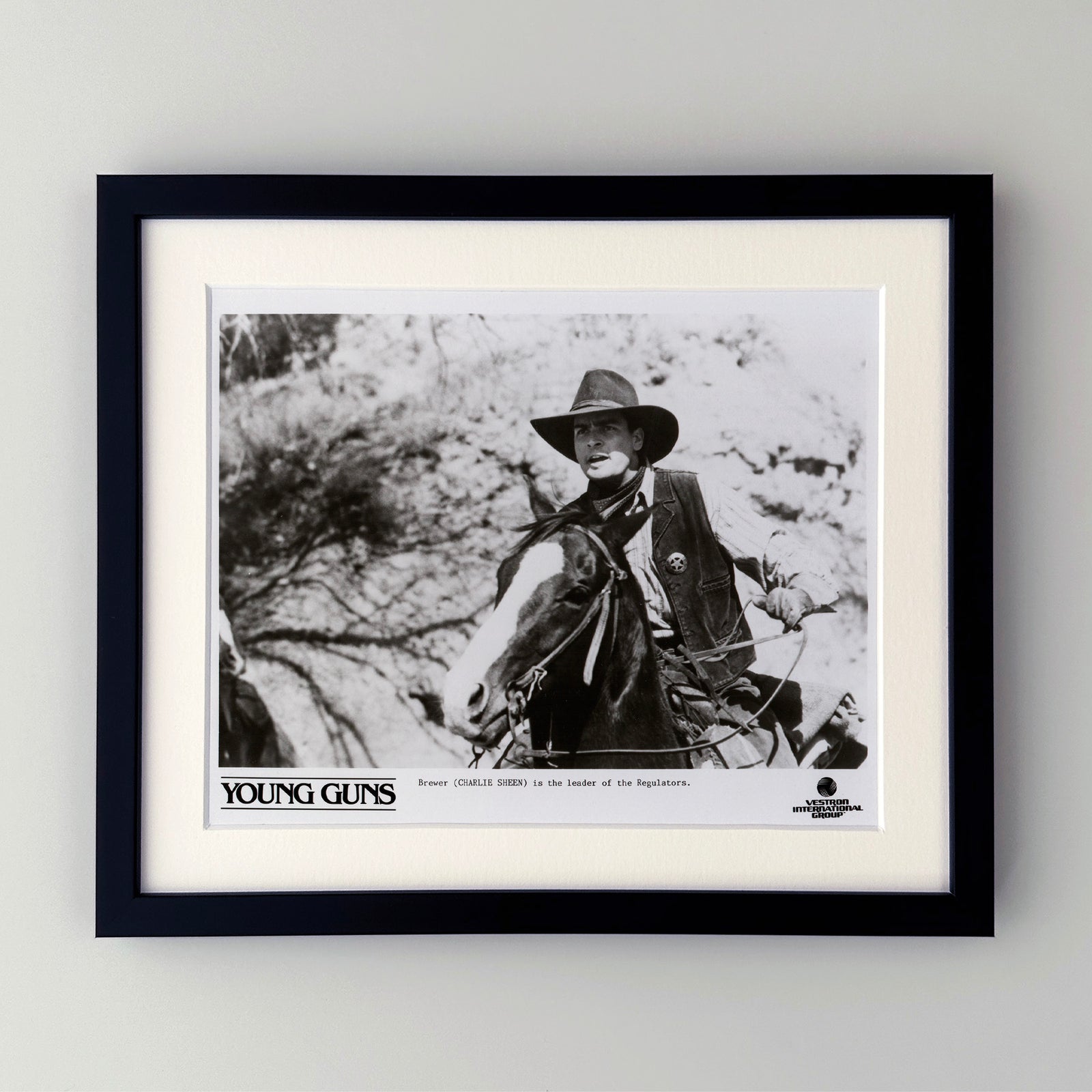 Young Guns (1988) Film Movie Press Publicity Still Framed