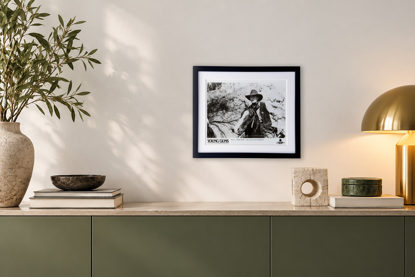 Young Guns (1988) Film Movie Press Publicity Still Framed