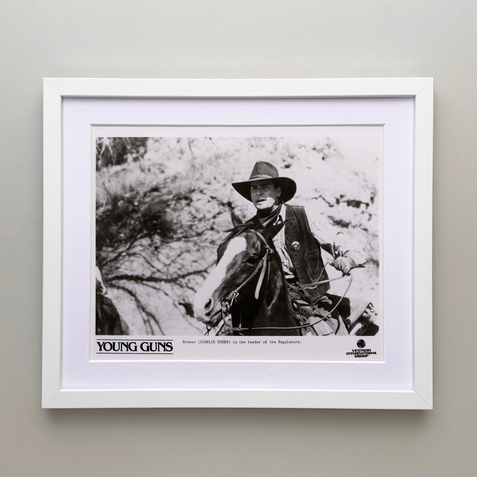 Young Guns (1988) Film Movie Press Publicity Still Framed
