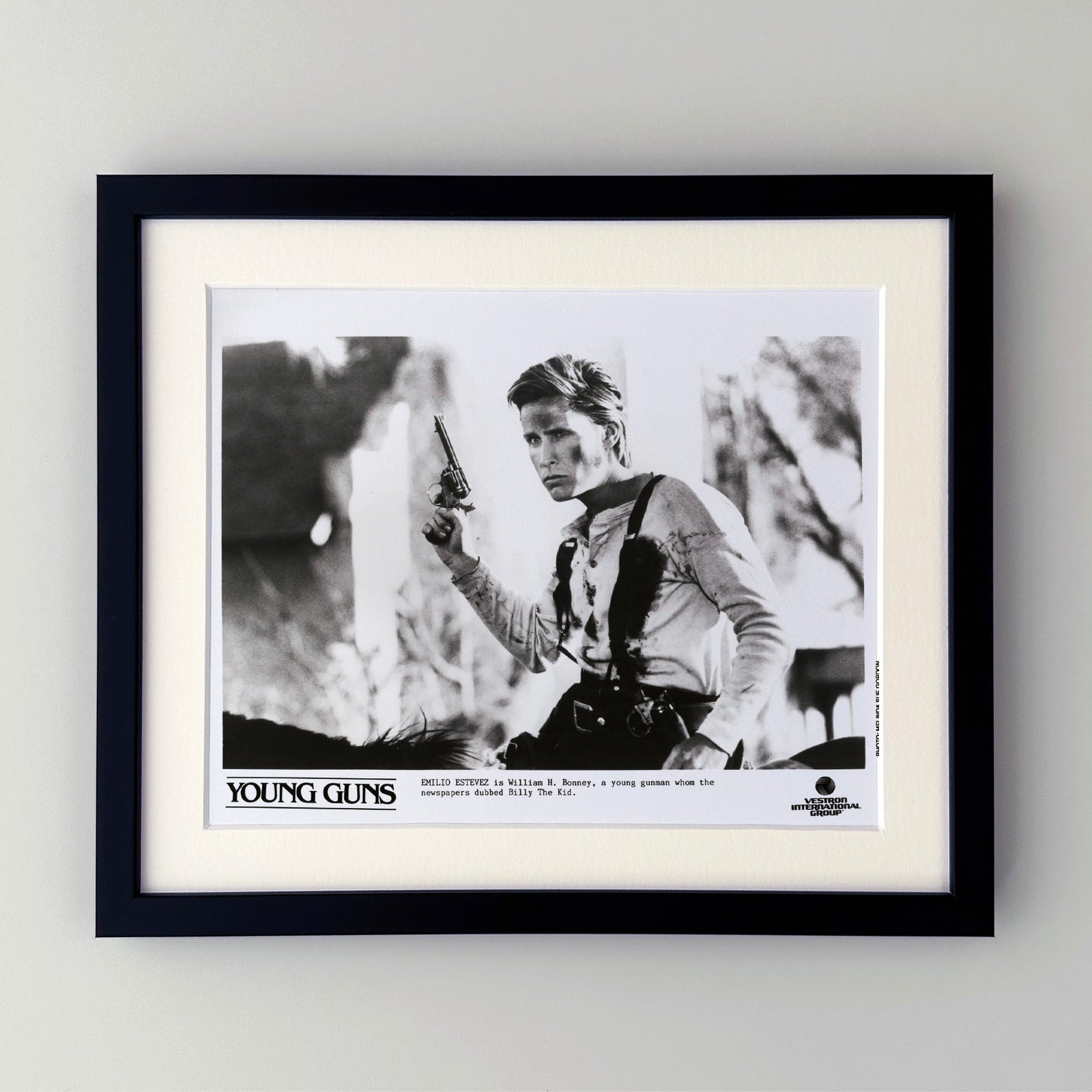 Young Guns 1988 Publicity Film Movie Press Still Framed